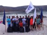 Realizan jóvenes del PAN limpiezas de playas para difundir cultura ecológica.