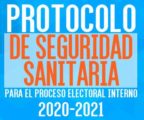 MANUAL PROTOCOLO DE SEGURIDAD SANITARIA PROCESO INTERNO 2020 2021