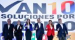 PAN, PRI, PRD Y SOCIEDAD CIVIL PRESENTAN 10 SOLUCIONES POR MÉXICO